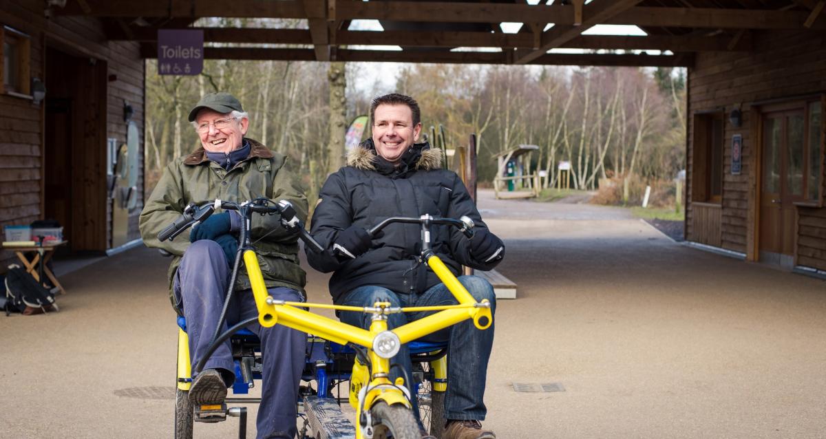 Tandem bike for disabled hot sale