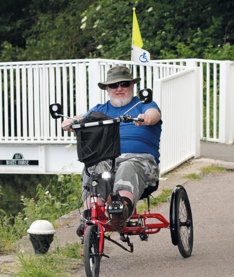Mission semi recumbent outlet trike