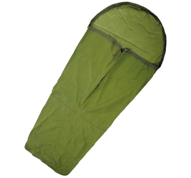 British Army Surplus Goretex, a green bivvy bag