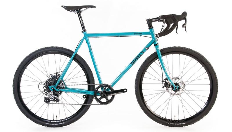 Surly Straggler 1×650B, a turquoise gravel bike