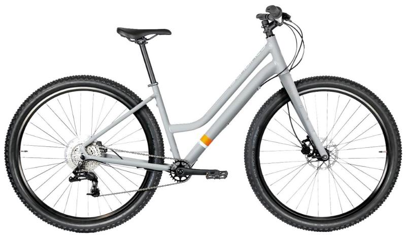 Islabikes Jimi, a grey hybrid bike on a white background