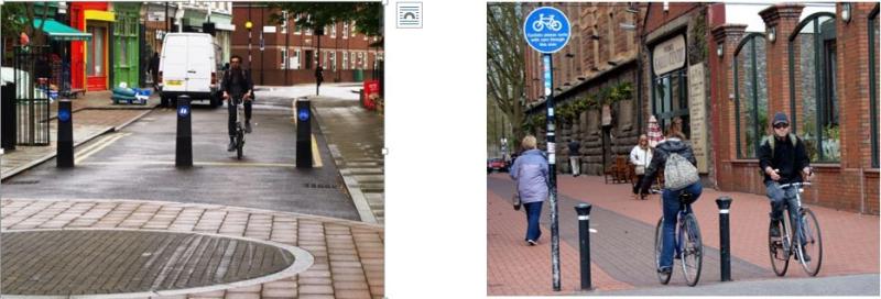 Strategically-placed bollards