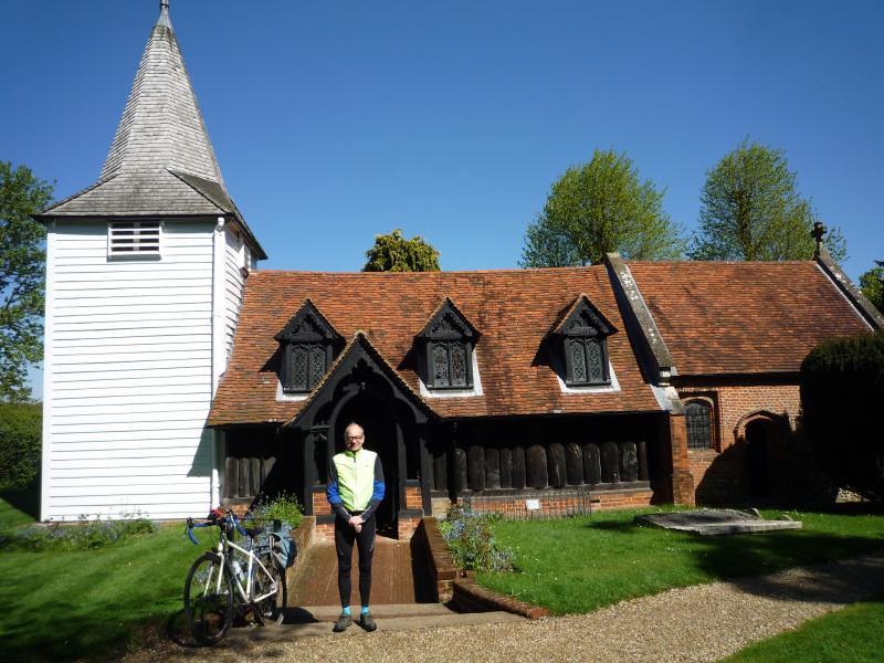The church in Greensted, Essex