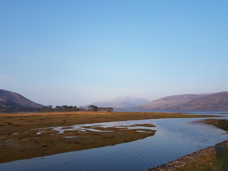 Beautiful views on the Caledonian Way