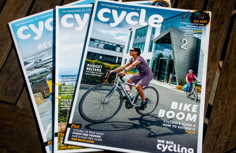 Cycle magazine is popular with members