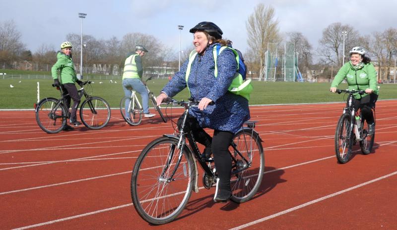 Andrea took part in the Cycle for Health scheme to help her mental health