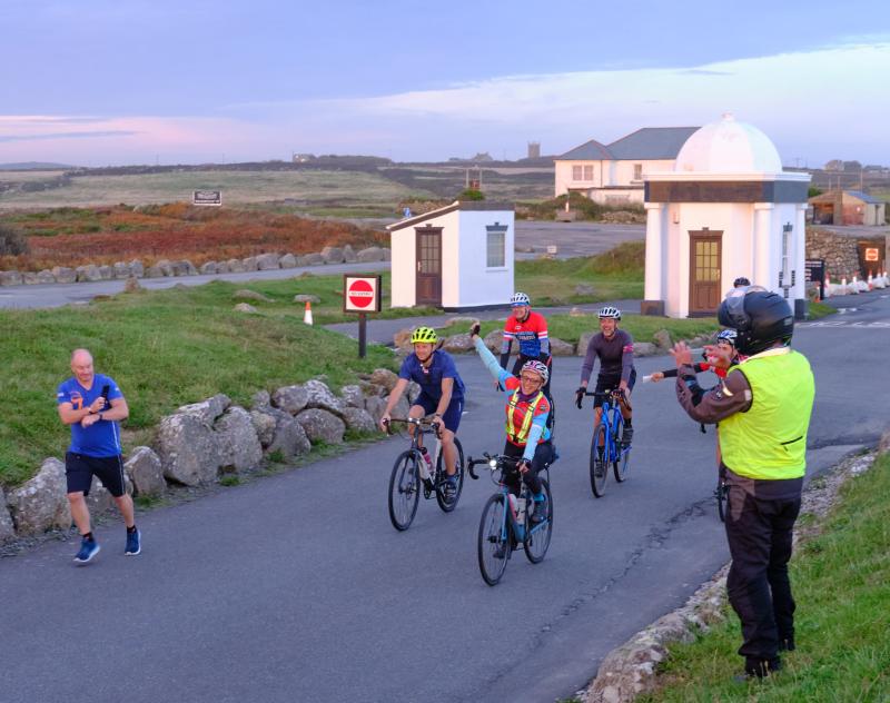 Arriving at Lands' End