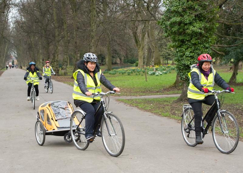 Riders in Manchester photo by Joolze Dymond