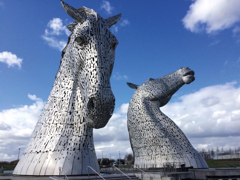 The Kelpies monument