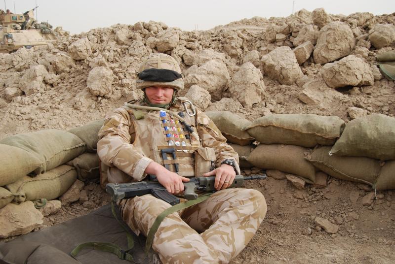 Chris Alston in Iraq