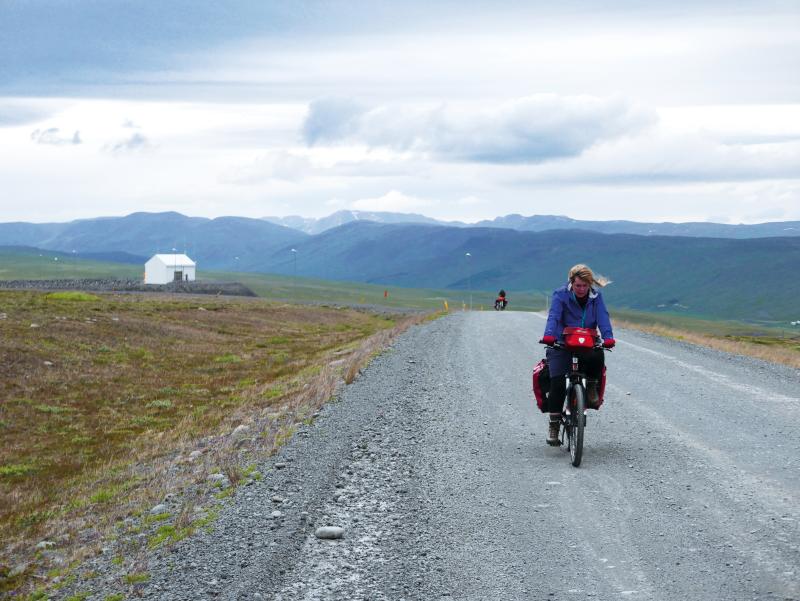 Cycling on the F35 in Iceland