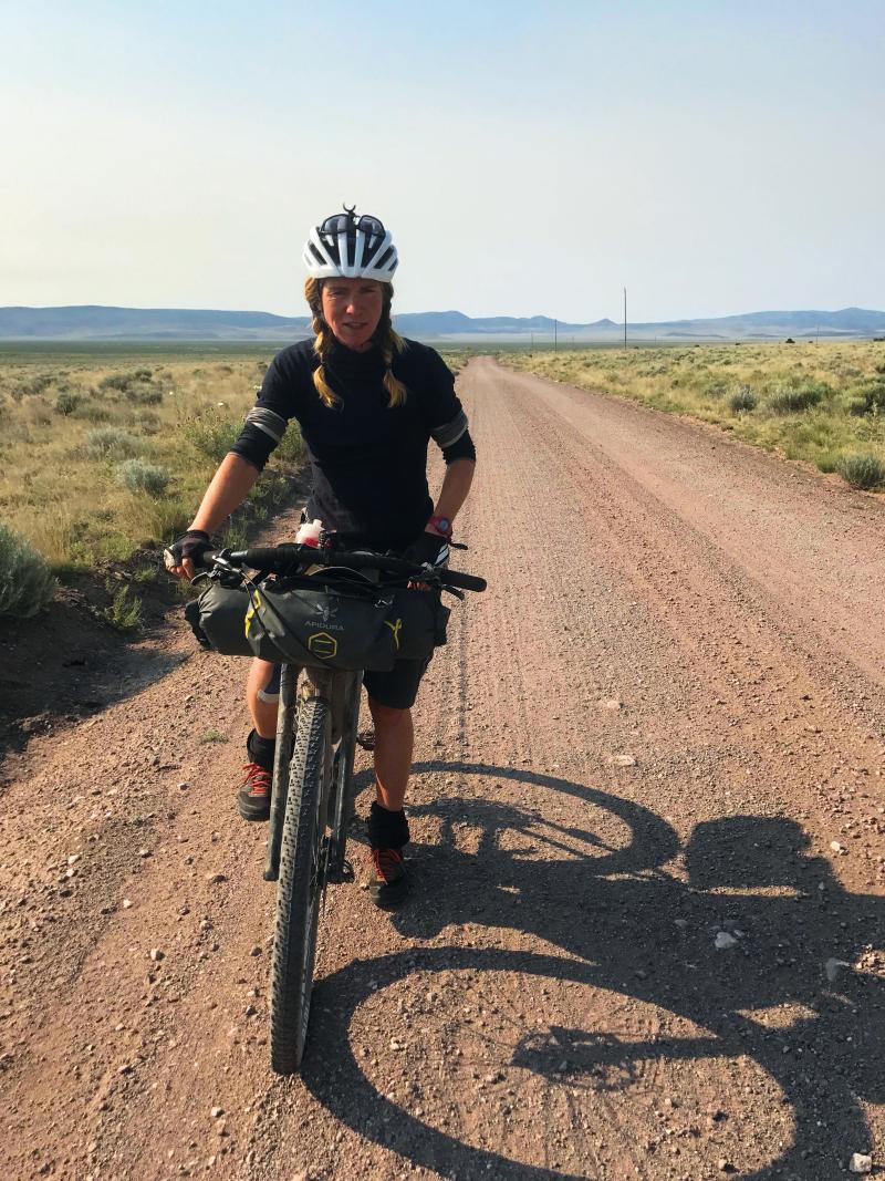 Lee Craigie during the Tour Divide