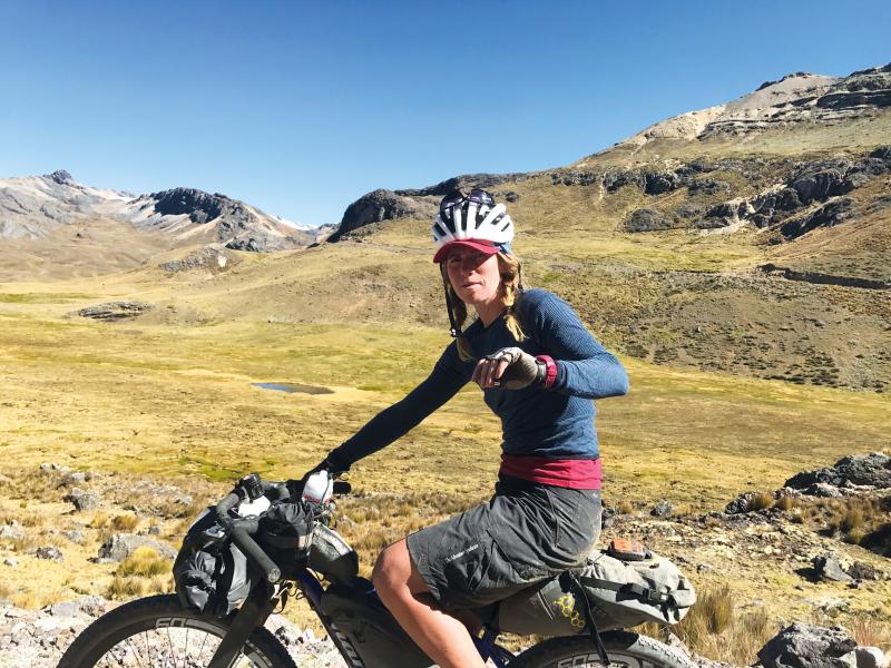 Lee Craigie in Montana on the Tour Divide