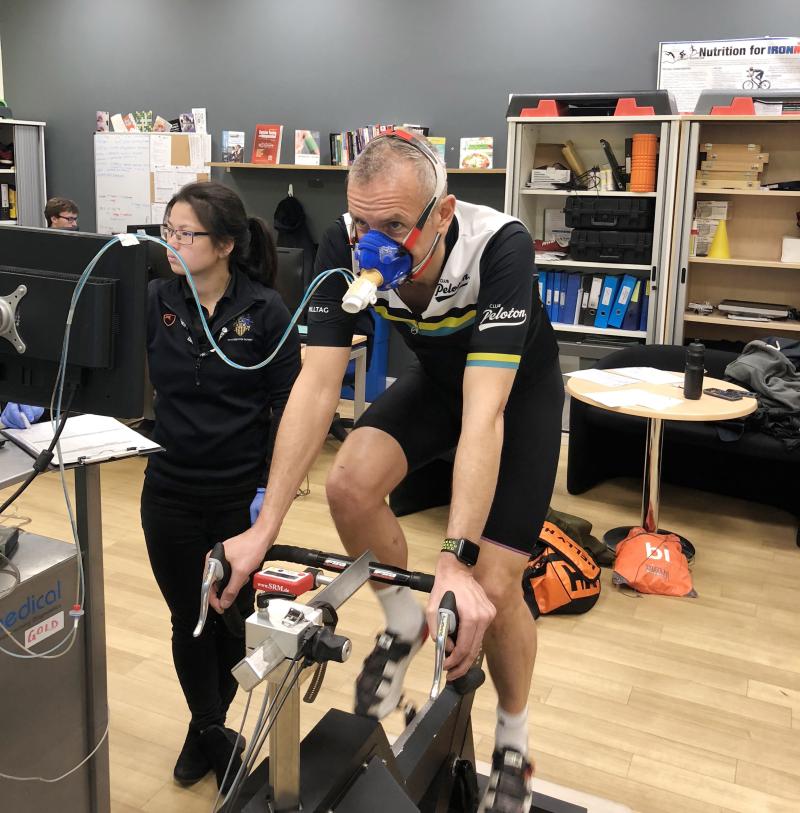 Surrey University’s Human Performance Institute offered to help with fitness testing, training plans and nutritional advice