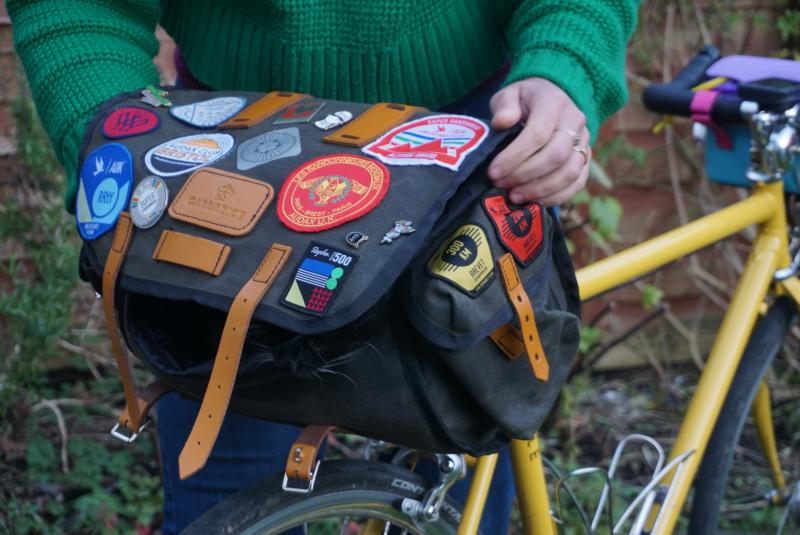 Bike bag for extra layers storage while riding