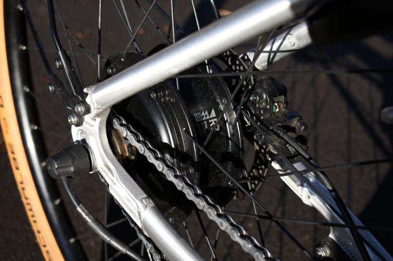 The hub gear of an e-bike