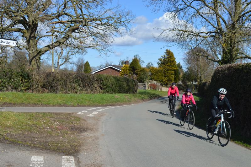 Riders on the Early Season Challenge Ride. Photo by Dan Joyce