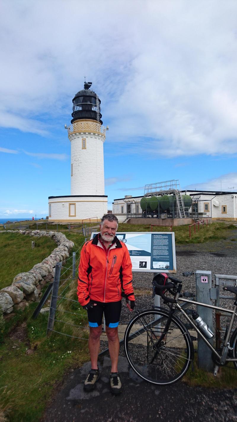 Bob Tinley at Cape Wrath