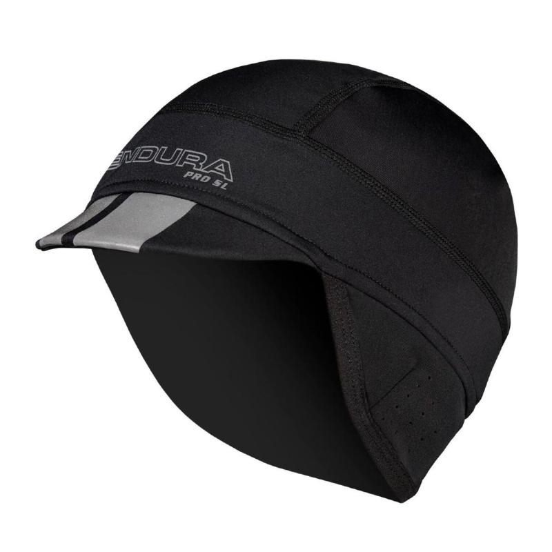 Black cycling cap