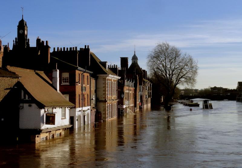 York in the flood