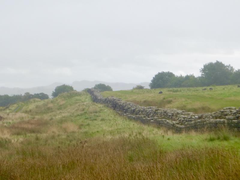 Hadrian's Wall at Birdoswald. Photo by Penny Coombe.