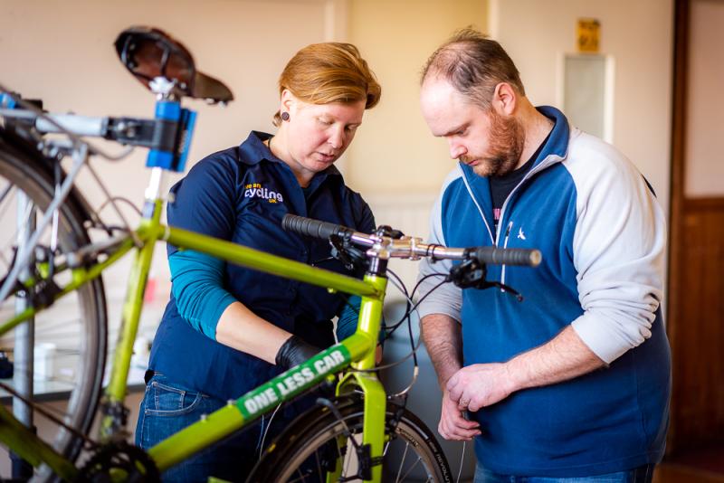 Cycling UK's Abi Wingate shows how to fix a brake cable