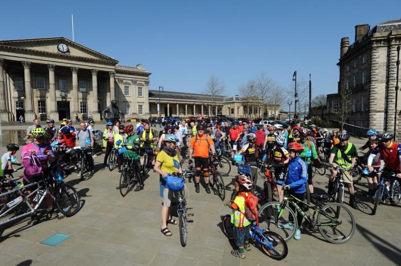 Vote Bike riders in Huddersfield