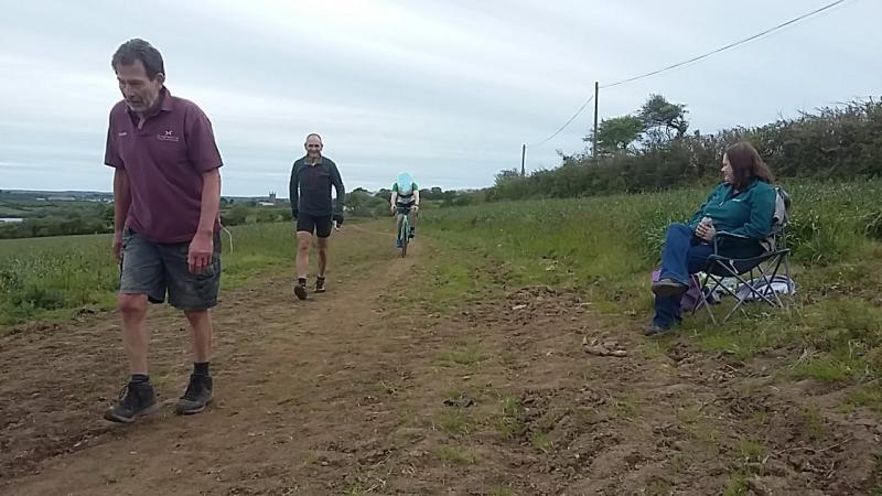 Ian completes his marathon walk for charity