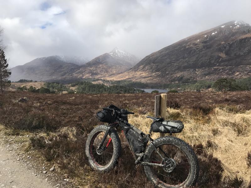 Lee Craigie riding from Kirkhill to Kintail