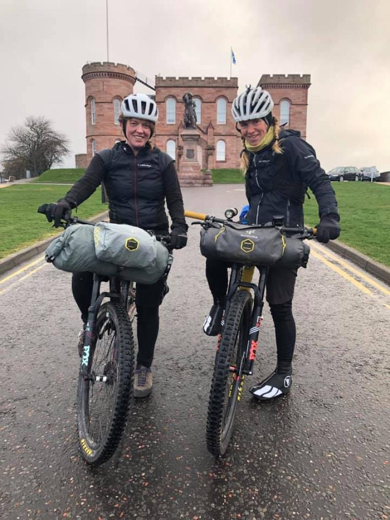 Jenny Graham and Lee Craigie set off from Inverness