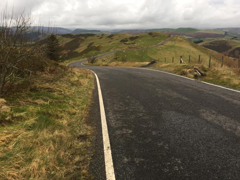 The view on the Machynlleth loop