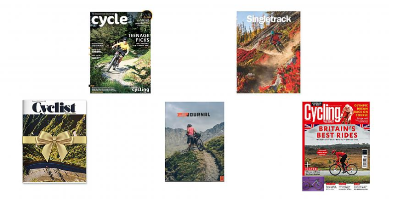 Selection of cycling magazines