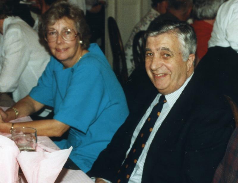 Mike Twigg with his wife Pat in 1994