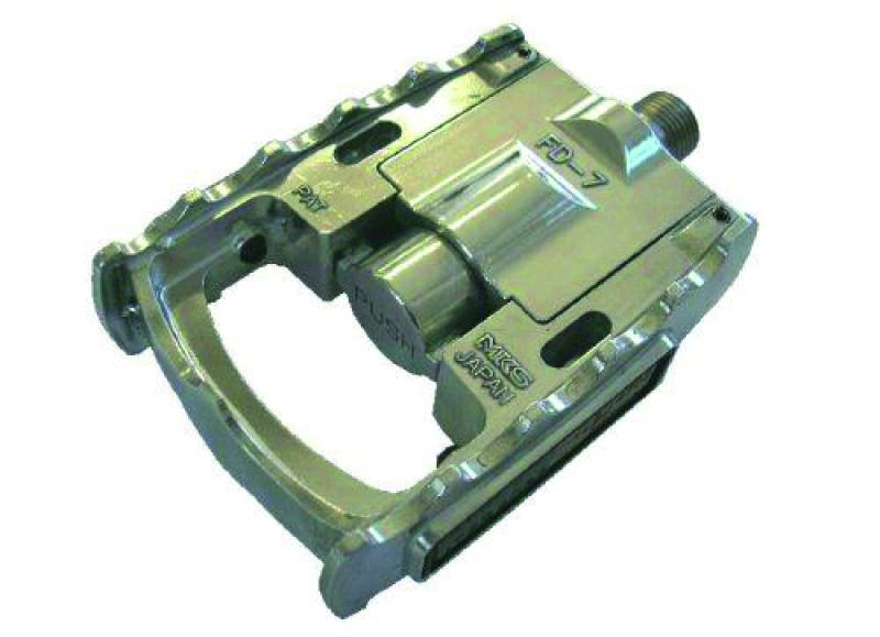 A flat bicycle pedal