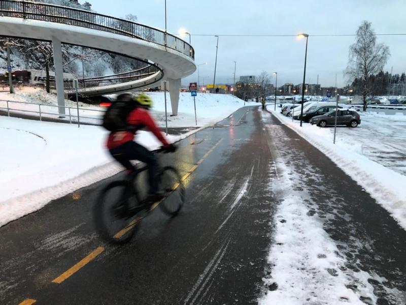 Cyclist in Oslo