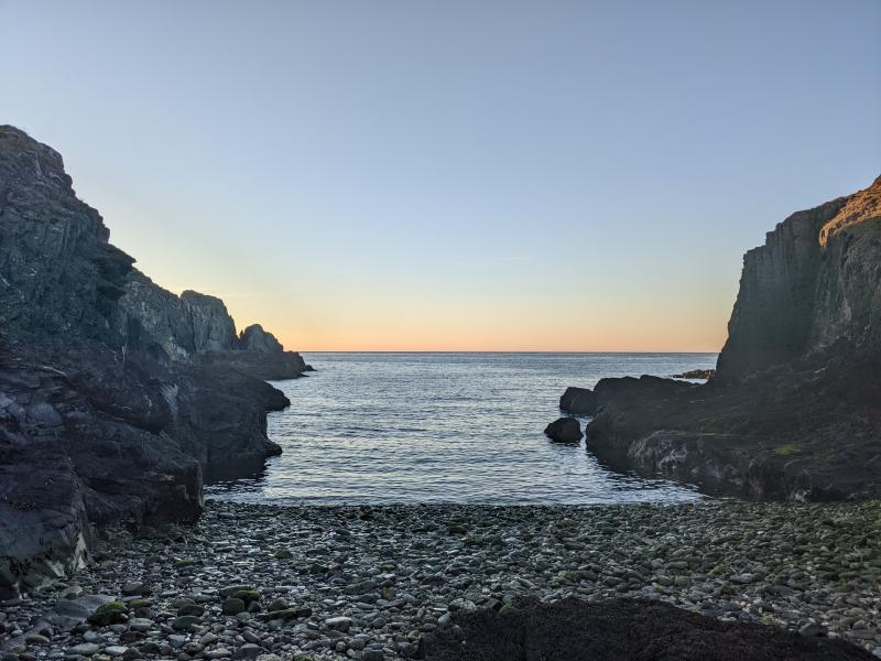 One of the many secluded coves on the Pembrokeshire coastline. Photo: Katherine Moore