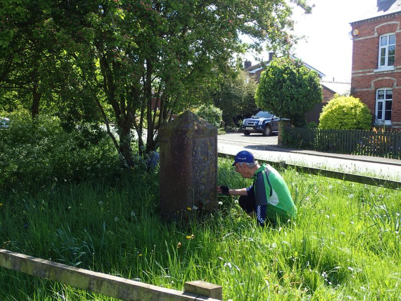 Hunting for clues on a cycling treasure hunt. Photo by Sue Booth.