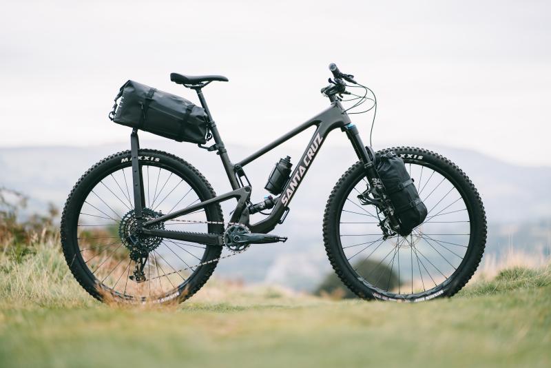 Tailfin Aeropack dropper post friendly seat pack for bikepacking