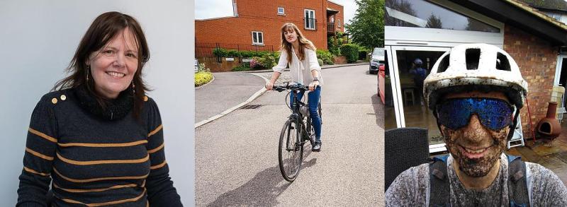 Cherry Allen (left), Sophie Gordon (centre) and Tom Page (right)