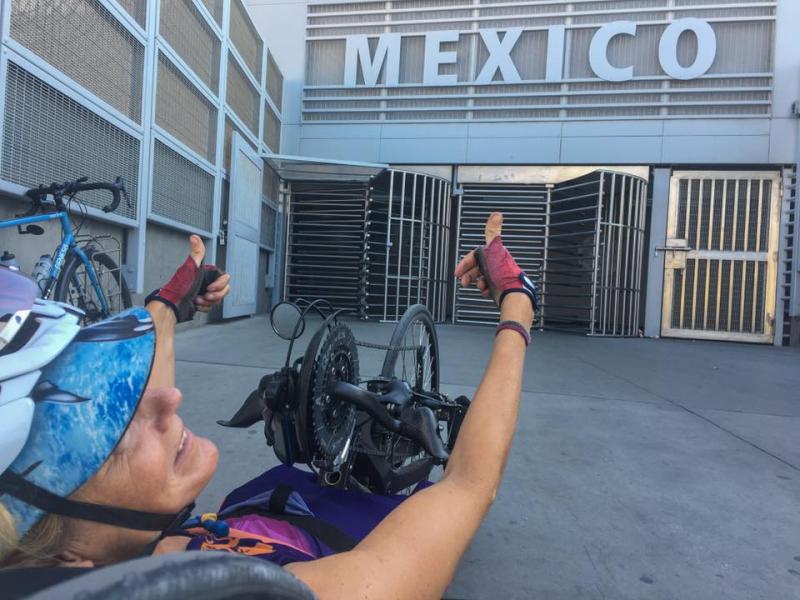 Karen Darke arrives in Mexico