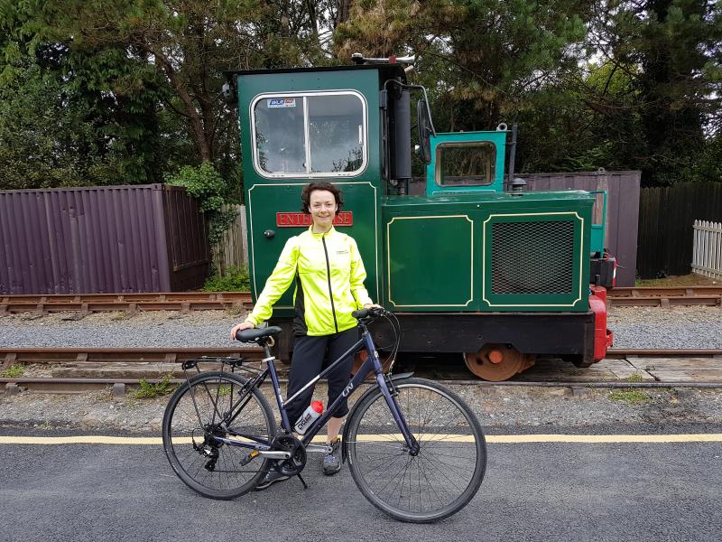 Laura Laker on the Waterford Greenway