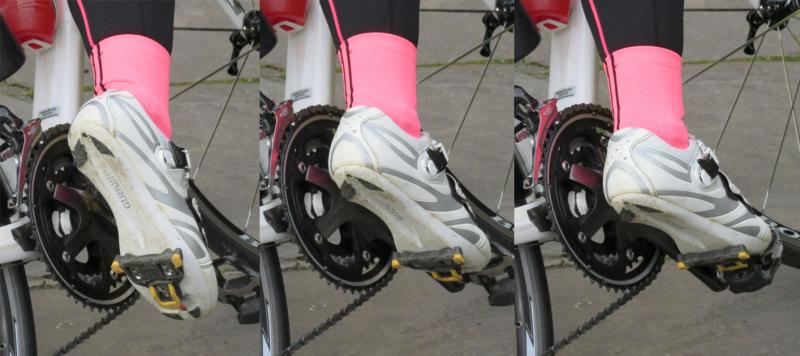 pedals for cleats and normal shoes