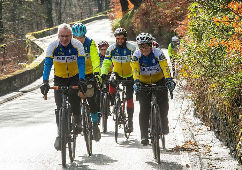 Calderdale cycling touring club cycling uphill