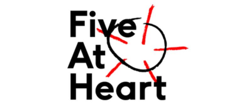 Five at heart logo