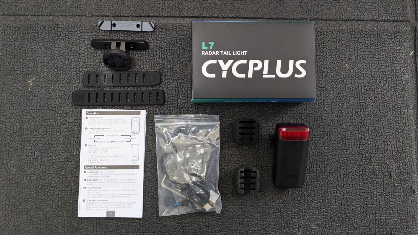 Review: Cycplus L7 Radar Tail Light cycle light | Cycling UK