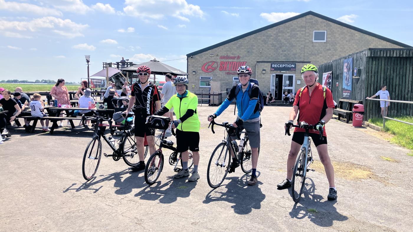 Hibaldstow Skydive Centre 2nd June 2024 | Cycling UK
