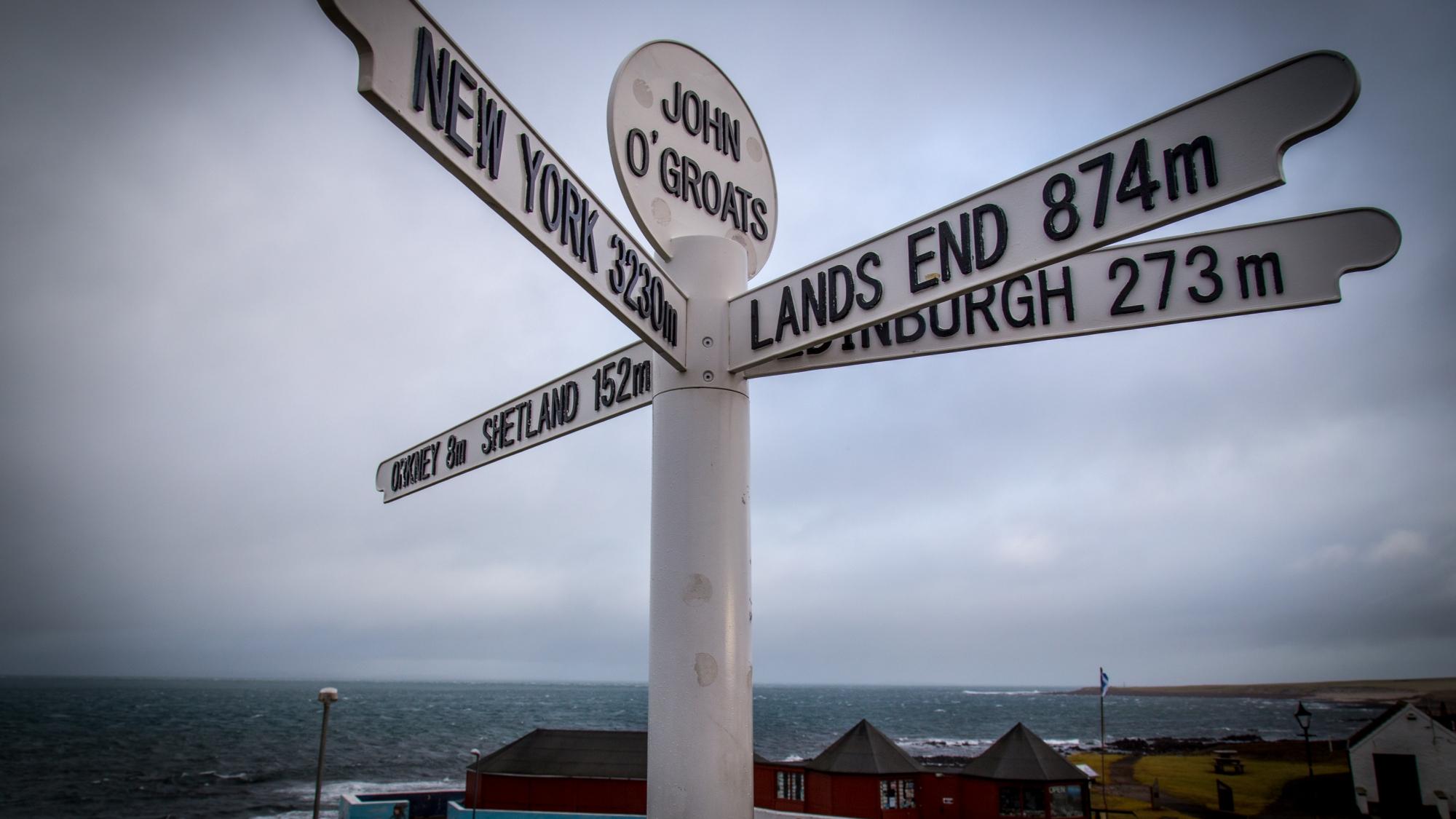 GPX file of Land's End to John o' Groats main route (LEJOG or End to
