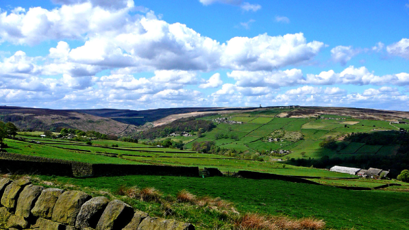 The view from Cragg Vale