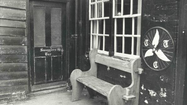 CTC sign at Ye Olde Smugglers Inn in East Sussex 