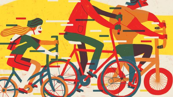 Bicycles for heavy store people